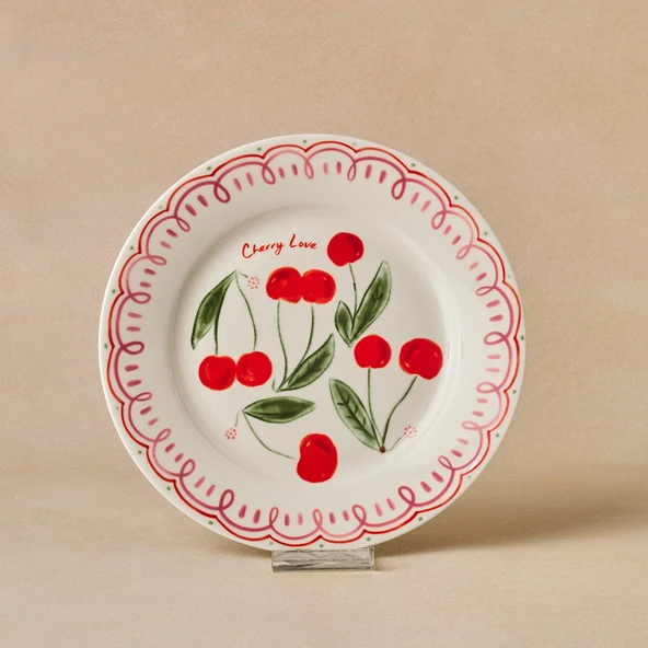 Karaca Cherry Time Pasta Tabağı 20 cm ürün görseli 1