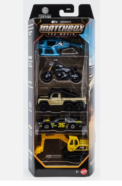 2026 Matchbox The Movie Heroes 5'li Set ürün görseli 1