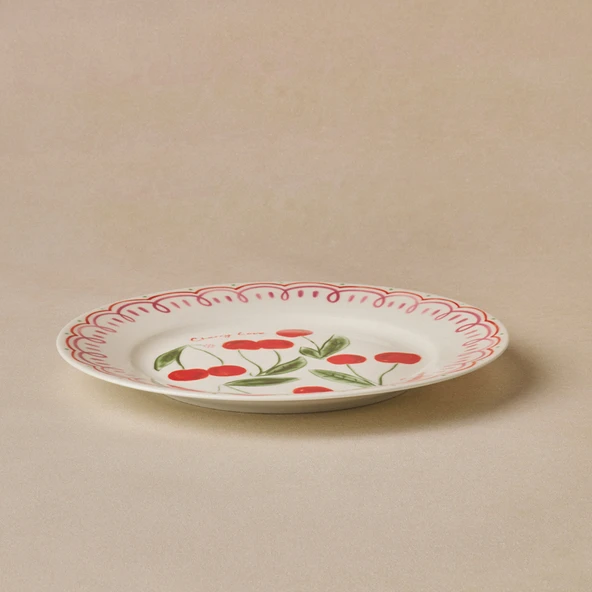 Karaca Cherry Time Pasta Tabağı 20 cm - Resim 3