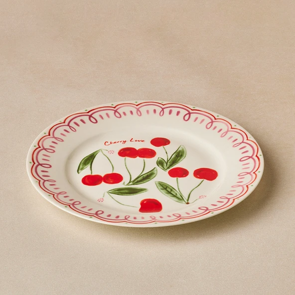 Karaca Cherry Time Pasta Tabağı 20 cm - Resim 2