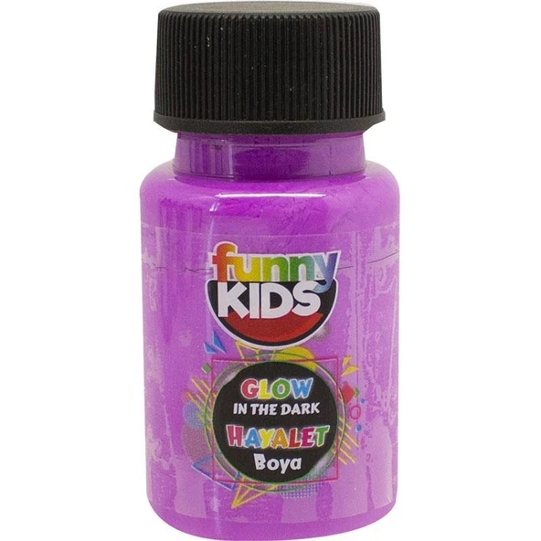 Rich 4486 Mor Funny Kids Glow In The Dark Hayalet Boya 50 cc ürün görseli 1