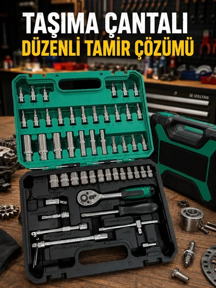 Nevamel® 53 Parça Çok Amaçlı Lokma Anahtar Seti ürün görseli 1