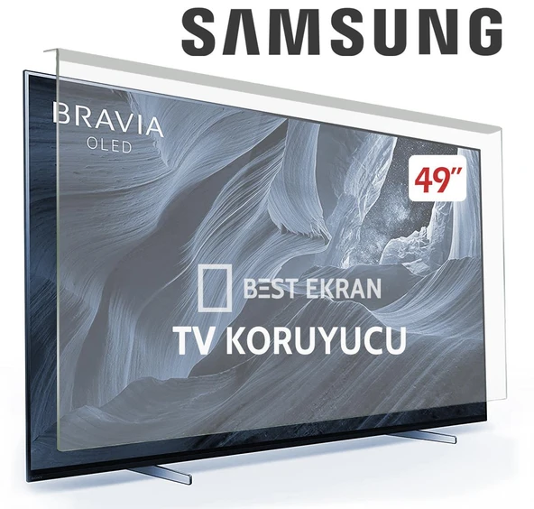 Samsung LED TV 49" inç 123cm Smart Crystal Uhd 4k-8k OLED QLED Televizyon Tv Ekran Koruyucu ürün görseli 1
