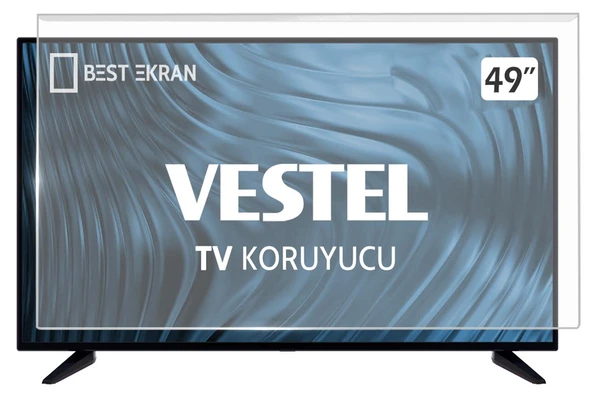 VESTEL 49UD9650 TV EKRAN KORUYUCU - Vestel 49" inç 123 Ekran Koruyucu ürün görseli 1