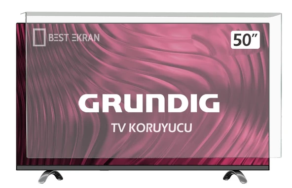 GRUNDIG 50GEU8910B TV EKRAN KORUYUCU - Grundig 50" inç 126 Ekran Koruyucu  50 GEU 8910 B ürün görseli 1