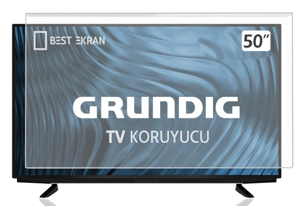 GRUNDIG 50GEU7910B TV EKRAN KORUYUCU - Grundig 50" inç 126 Ekran Koruyucu  50 GEU 7910 B ürün görseli 1