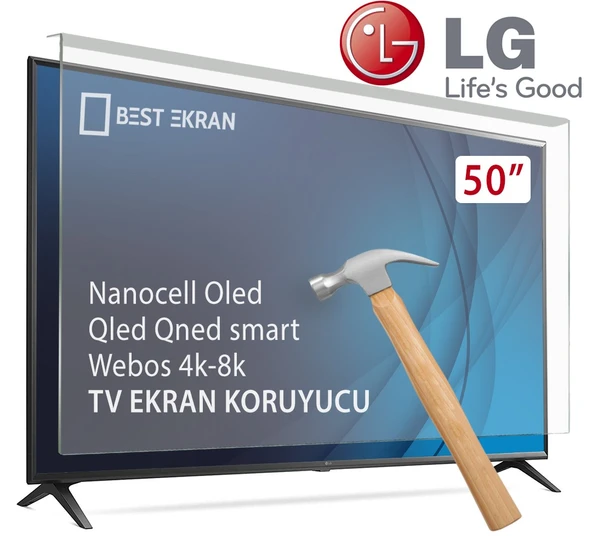 LG 50UA85006LA Tv Ekran Koruyucu - Lg 50" inç 4K Ultra HD Smart webOS LED Koruyucu ürün görseli 1