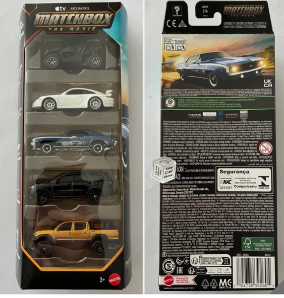 2026 Matchbox Movie Villain Pursuit 5'li Set ürün görseli 1