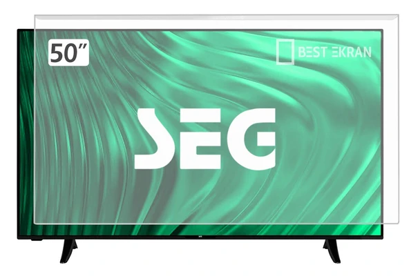 SEG 50SD5100 TV EKRAN KORUYUCU - SEG 50" inç 126 Ekran Koruyucu  Şeffaf panel ürün görseli 1