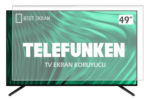 Telefunken 49TU6060 Tv Ekran Koruyucu - 49" inç Tv Ekran Koruyucu ürün görseli 1