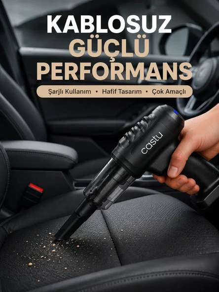 Nevamel® 2'si 1 Arada Şarjlı Hava Pompası ve El Süpürgesi ürün görseli 1