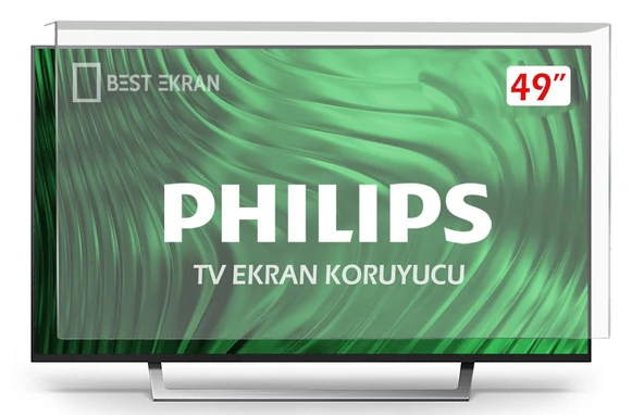 Philips 49PUS6101 TV EKRAN KORUYUCU - Philips 49" inç 123 cm Tv Ekran Koruyucu ürün görseli 1
