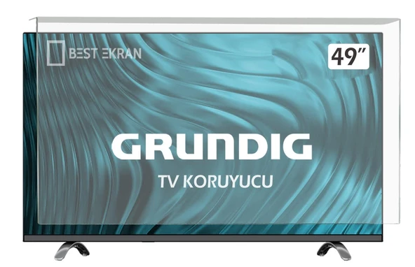 GRUNDIG 49VLX9650SP TV EKRAN KORUYUCU - Grundig 49" inç 123 Ekran Koruyucu  49VLX9650SP ürün görseli 1