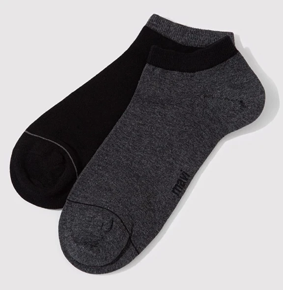 Mavi M090273-159 2 Adet Topuk Çorap Unisex Çorap ürün görseli 1