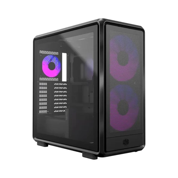 COOLER MASTER MASTERFRAME 600 TG MESH ARGB 2x200mm MidT ATX SİYAH KASA ürün görseli 1