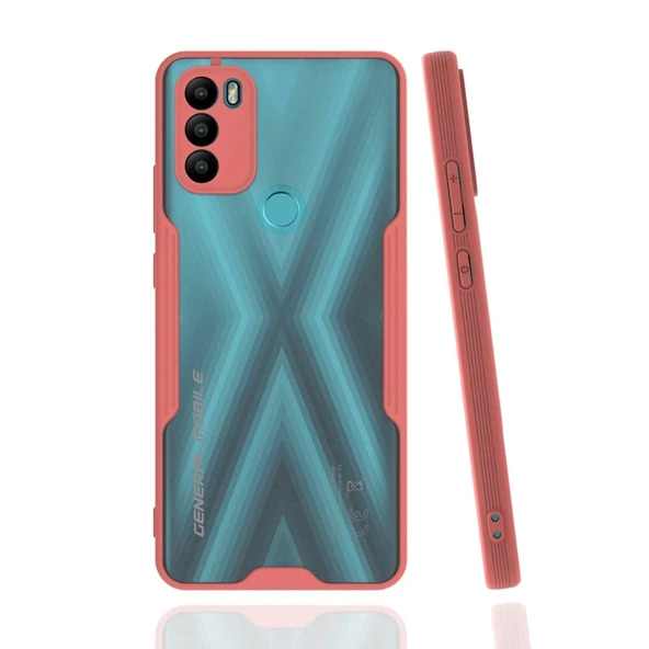 General Mobile Gm 21 Plus Kılıf Platin Silikon - Pembe ürün görseli 1