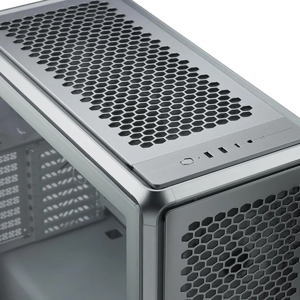 COOLER MASTER MASTERFRAME 600 TG ARGB 3x140mm MidT ATX GÜMÜŞ KASA ürün görseli 1