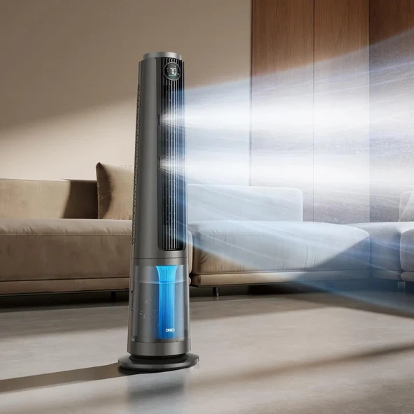 Dreo Smart Misting Fan 765S Siyah Vantilatör - Resim 2