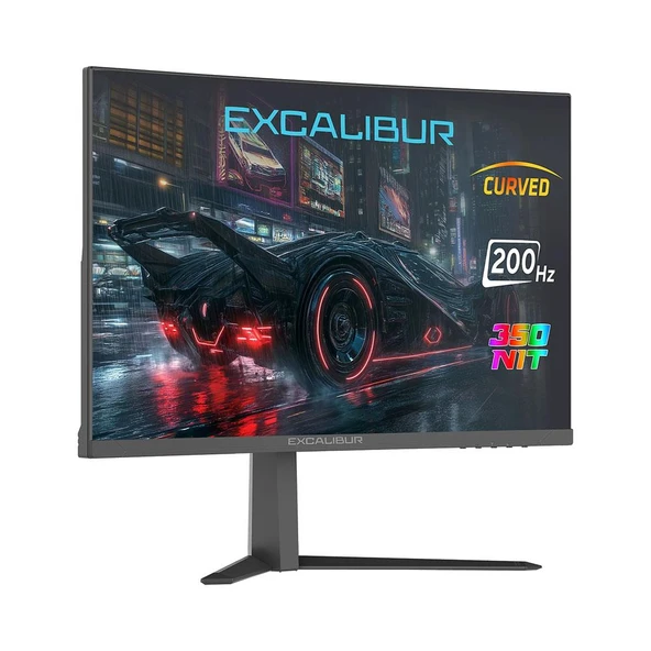 Casper Excalibur 23.6'' 200Hz 1MS(MPRT) Curved Oyuncu Monitörü ürün görseli 1
