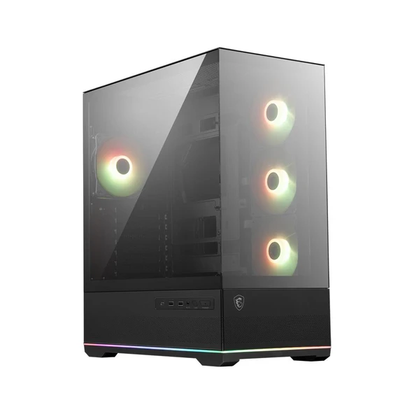 MSI MAG PANO 110R PZ 4x120mm ARGB FANLI ATX SİYAH GAMING KASA ürün görseli 1