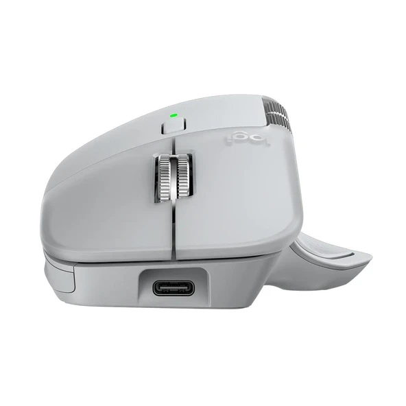 LOGITECH MX MASTER 4 KABLOSUZ  PERFORMANS MOUSE-AÇIK GRİ - Resim 3