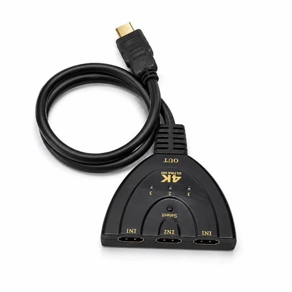 Hdmı Switch 4K 3 In 1 Out HDX1439 ürün görseli 1