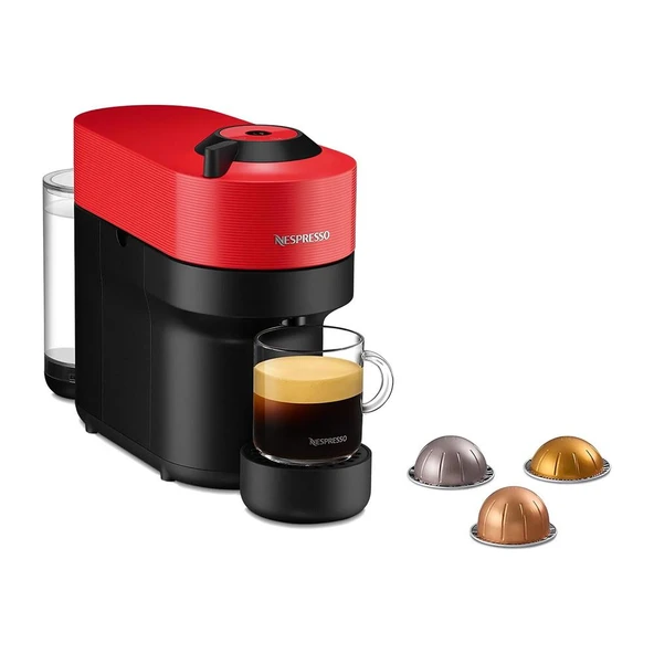 Nespresso Vertuo Pop Kapsüllü Kahve Makinesi Kırmızı ürün görseli 1