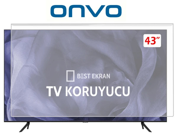 Onvo 43OVF9000FQ Tv Ekran Koruyucu - Onvo 43" inç Qled Televizyon Ekran Koruyucu ürün görseli 1