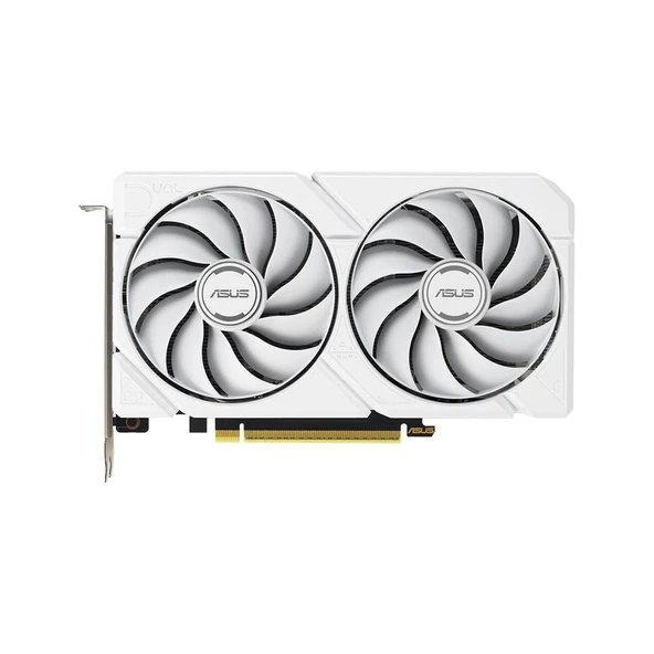 ASUS DUAL RADEON RX 9060 XT WHITE 16GB GDDR6 128Bit AMD Ekran Kartı ürün görseli 1
