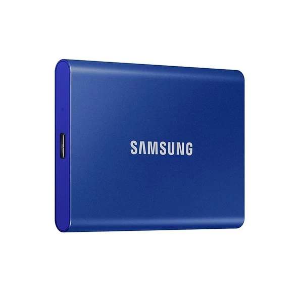 Samsung 1TB T7 Serisi Mavi USB 3.2 (Okuma 1050MB / Yazma 1000MB) Harici SSD ürün görseli 1