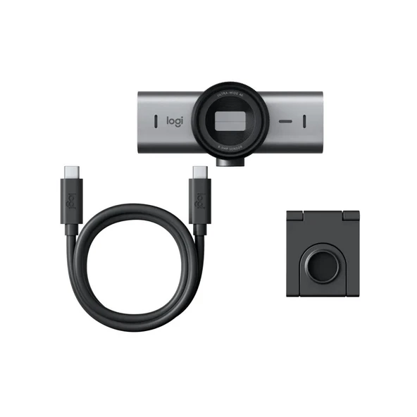 LOGITECH MX BRIO 4K ULTRA HD WEBCAM - GRAFİT - Resim 3