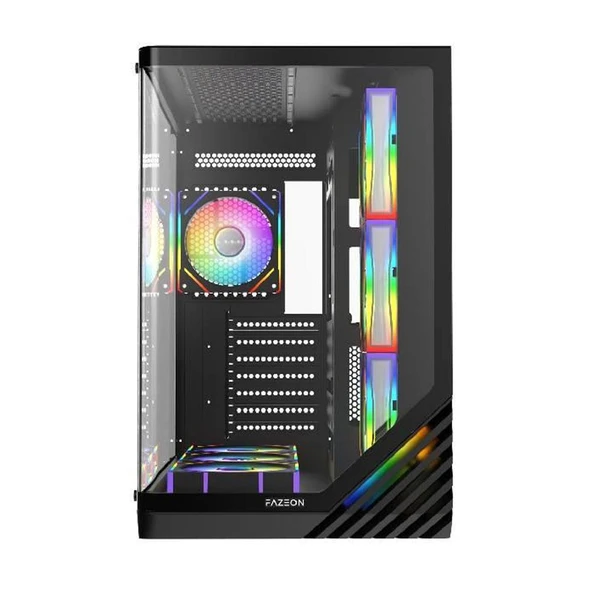 FAZEON F3 750W 80PLUS BRONZE 7x120mm ARGB Fanlı ATX Bilgisayar Kasası ürün görseli 1