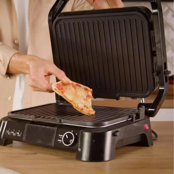 Tefal SuperGrill 3in1 Tost Makinesi Inox ürün görseli 1
