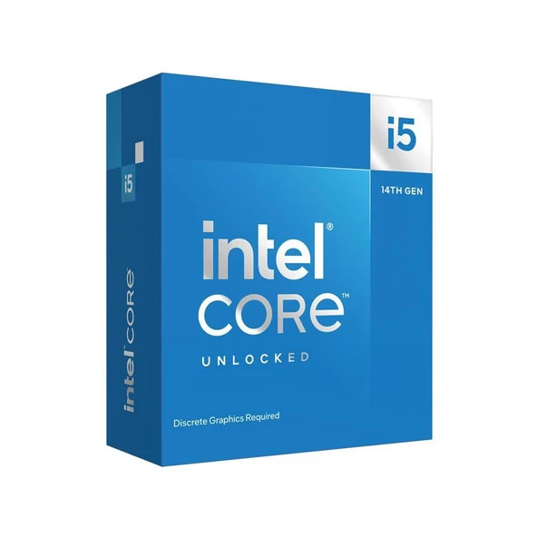 Intel Core i5 14600KF Soket 1700 14.Nesil 5.30GHz 20MB Önbellek 10nm İşlemci ürün görseli 1