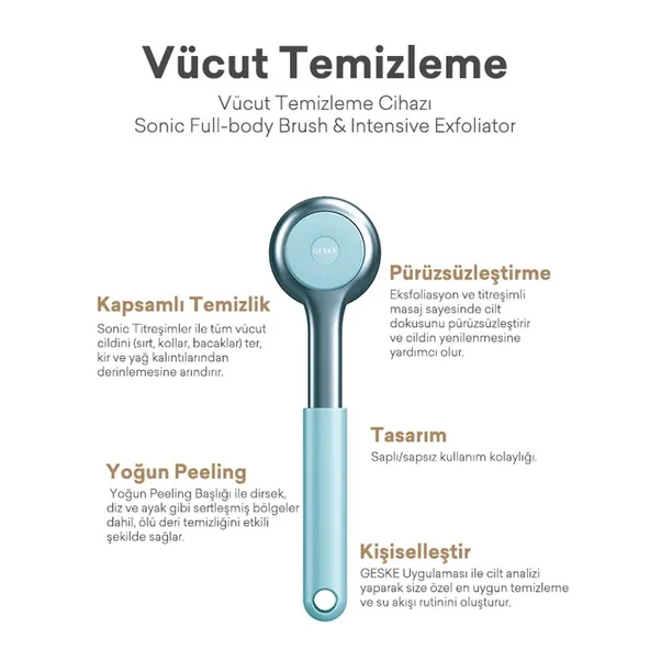 Geske Vücut Temizleme Cihazı ürün görseli 1