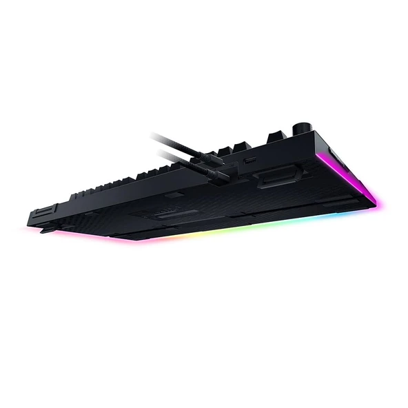 RAZER BLACKWIDOW V4 PRO GREEN TR LAYOUT GAMING KLAVYE - Resim 4