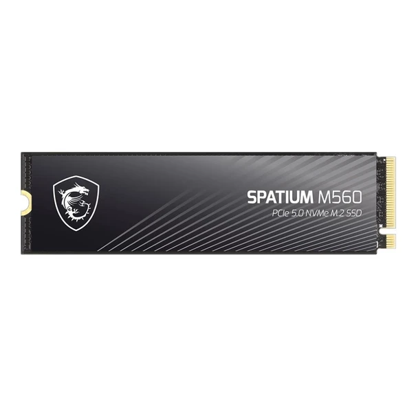 MSI SPATIUM M560 PCIE 5.0 NVME M.2 1TB (10200MB Okuma / 8400MB Yazma) ürün görseli 1