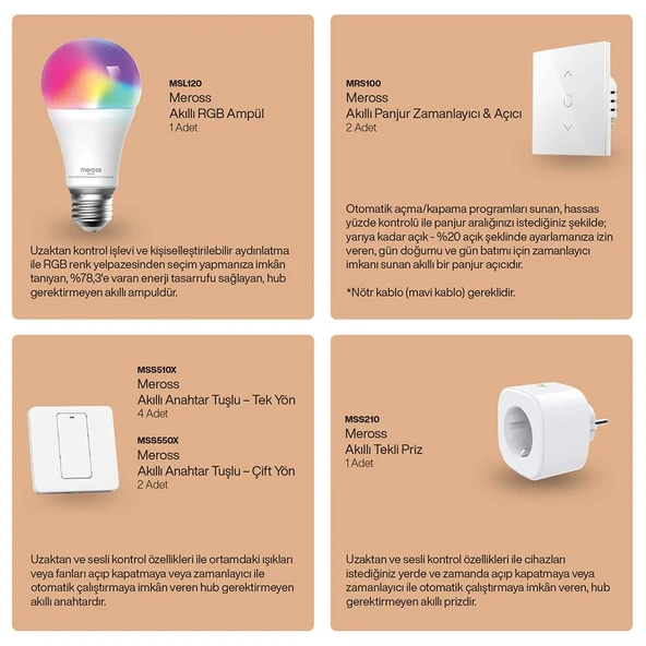 MEROSS MS-C5B KONFOR PAKETİ - Resim 2