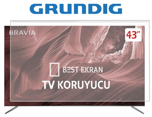Grundig 43" inç 109 Ekran Tv Koruyucu Paneli ürün görseli 1