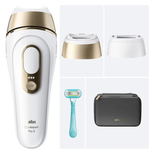 Braun PL5251 IPL Silk Expert Pro 5, Evde Lazerle Tüy Alma, Çanta, Venus Tıraş Makinesi, 2 ürün görseli 1