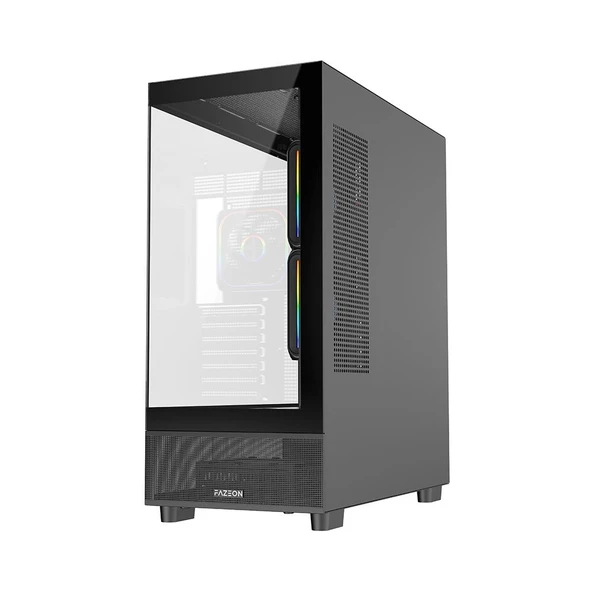 FAZEON F17 1000W 80PLUS BRONZE GEN5 3x120mm ARGB Fanlı ATX Siyah Bilgisayar Kasası ürün görseli 1