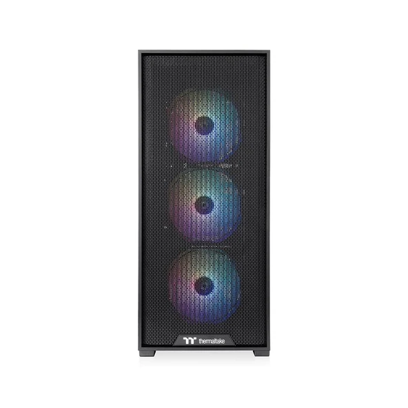 THERMALTAKE V290 TG 650W 80PLUS BRONZE ARGB 4x120mm FANLI MidT ATX SİYAH OYUNCU KASASI ürün görseli 1