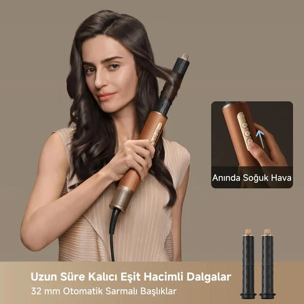 Dreame AirStyle Pro Gold Saç Şekillendirme Seti ürün görseli 1