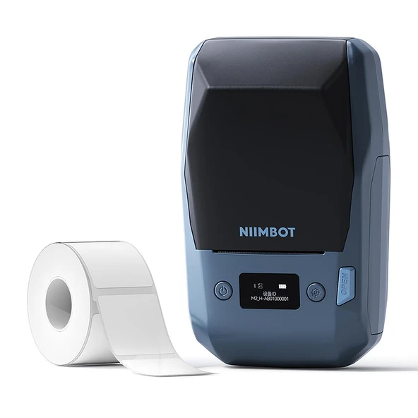 NIIMBOT M2-H TAŞINABİLİR KABLOSUZ ETİKET YAZICI (Göl Mavisi) ürün görseli 1
