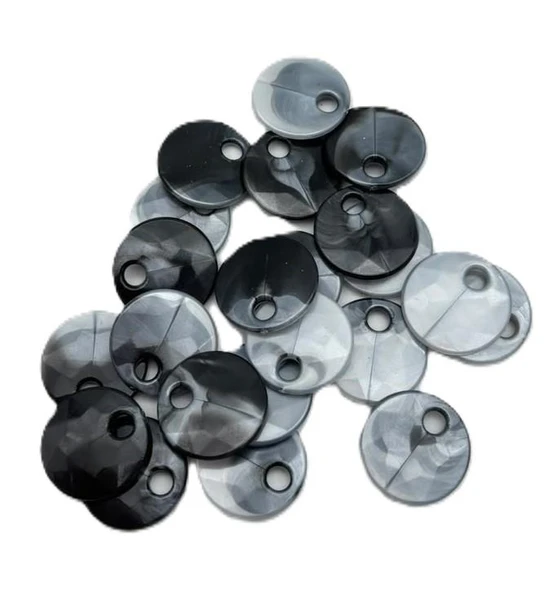 Çanta Aksesuar Gri Ebruli Renk 2 Cm Pul 100 Gr (Sedef Görünümlü Plastik) ürün görseli 1