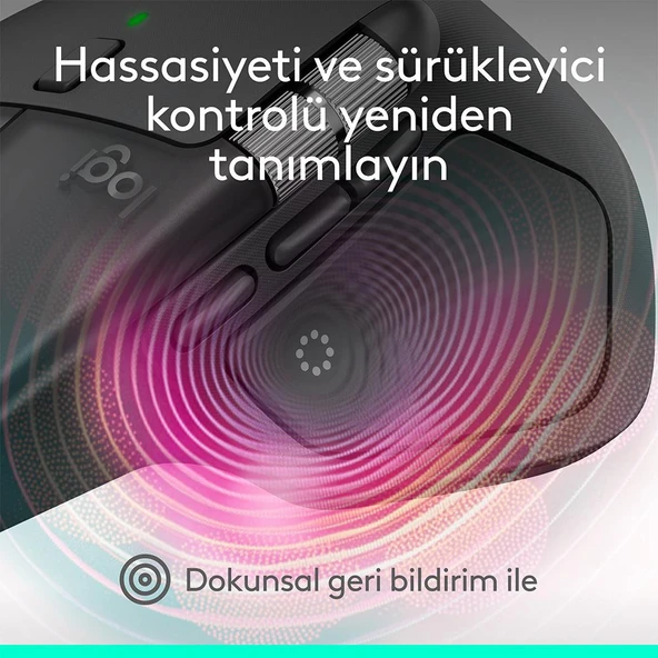 Logitech MX MASTER 4 KABLOSUZ PERFORMANS MOUSE-GRAFİT ürün görseli 1