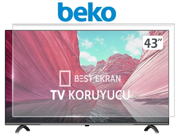 Beko B 743 C Tv Ekran Koruyucu - Beko 43" inç 108 cm 109 Ekran Koruyucu B743C ürün görseli 1
