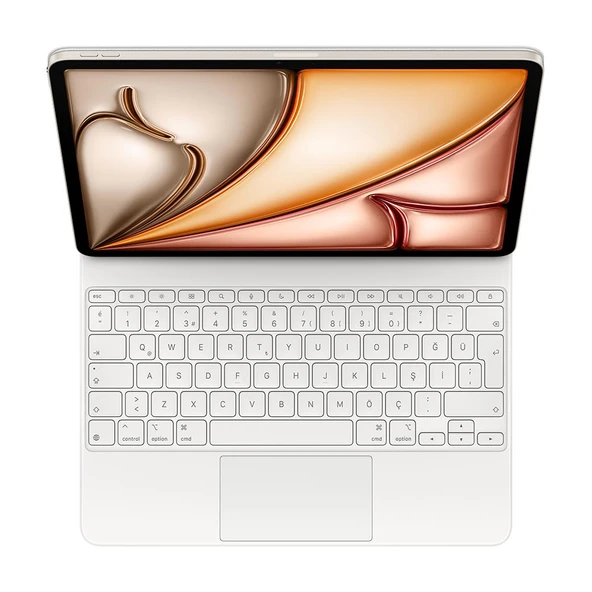 Apple 13" iPad Air M3 Magic Keyboard TR Q Klavye - Beyaz ürün görseli 1