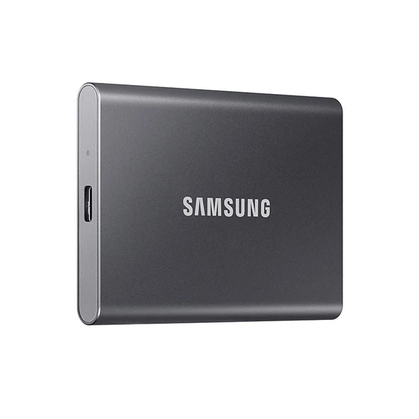 Samsung 2TB T7 Serisi USB 3.2 (Okuma 1050MB / Yazma 1000MB) Gri Harici SSD ürün görseli 1