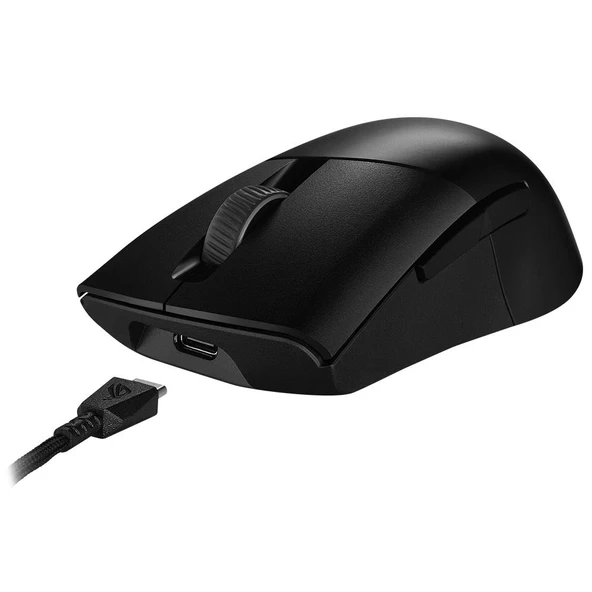 ASUS ROG KERIS WIRELESS AIMPOINT 36000 DPI GAMING MOUSE-SİYAH - Resim 4
